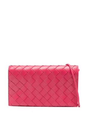 Bottega Veneta Intrecciato leather wallet - Pink