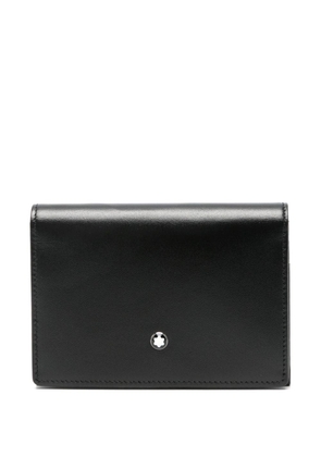 Montblanc logo-plaque leather wallet - Black