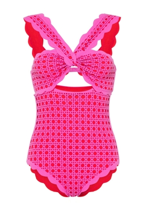Marysia East River knotted swimsuit - Pink