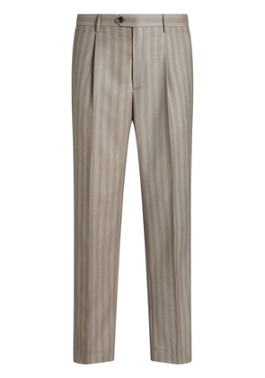 ETRO striped tailored trousers - Neutrals