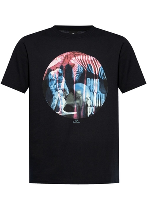 PS Paul Smith astronaut-print cotton T-shirt - Black