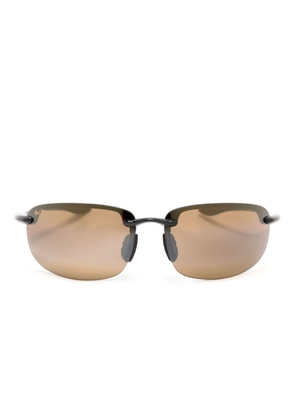 Maui Jim MJ Mask oval-frame sunglasses - Black