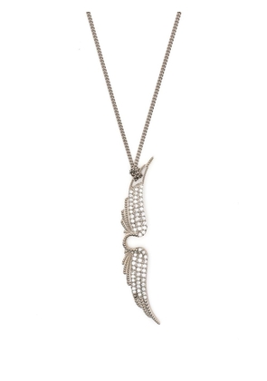 Zadig&Voltaire long wing pendant necklace - Silver