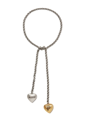 PUCCI heart-charm rolo-chain necklace - Silver