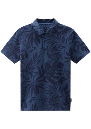 Woolrich Tropical short-sleeved polo shirt - Blue
