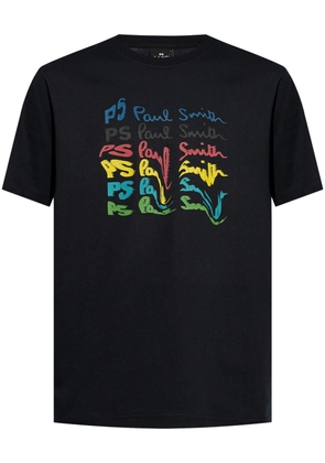 PS Paul Smith logo-print cotton T-shirt - Black