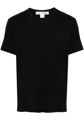 Comme Des Garçons Shirt panelled cotton T-shirt - Black