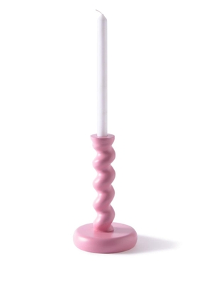 POLSPOTTEN Twister candle holder (24 cm) - Pink