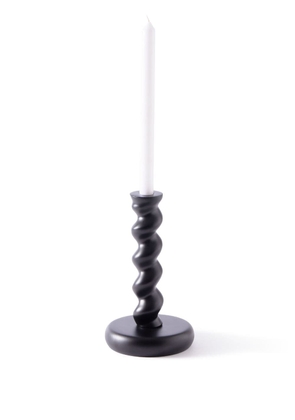 POLSPOTTEN Twister candle holder - Black