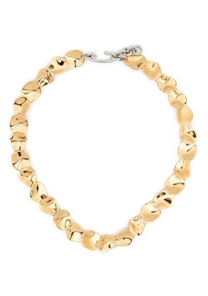 Jil Sander Petals eco brass necklace - Gold