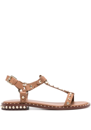 Ash Patsy stud-embellished sandals - Brown