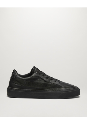 Belstaff Signature Low Top Sneaker Men's Calf Leather Black Size UK 7