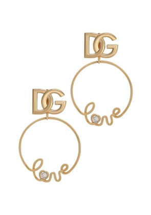 Dolce & Gabbana Clip-On Logo Earrings