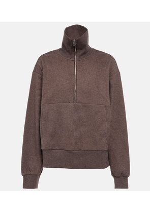 Varley Cyrus half-zip cotton-blend sweatshirt