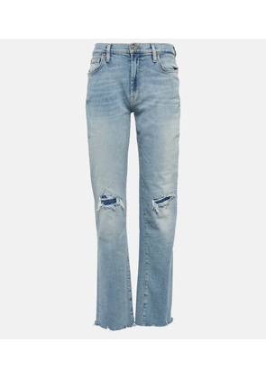 7 For All Mankind Ellie mid-rise straight jeans