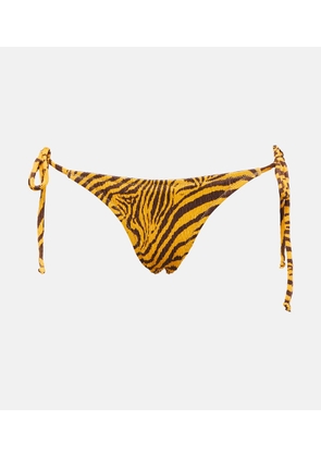 Reina Olga Miami tiger-print bikini bottoms
