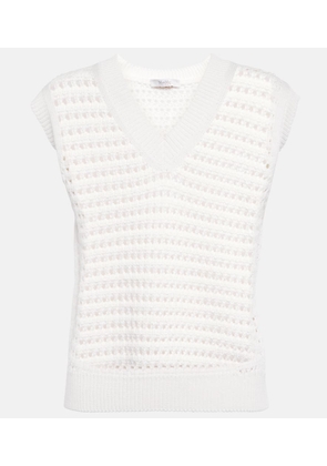 Max Mara Leisure Palco cotton-blend sweater vest