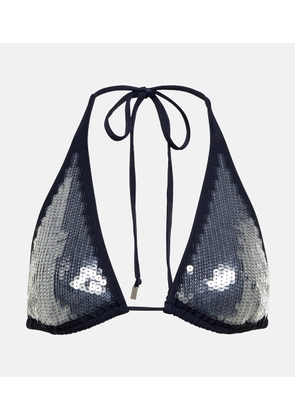 Jean Paul Gaultier Sequined bikini top