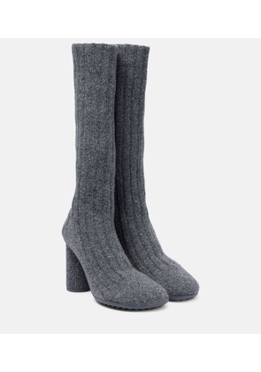 Bottega Veneta Wool-blend knee-high sock boots