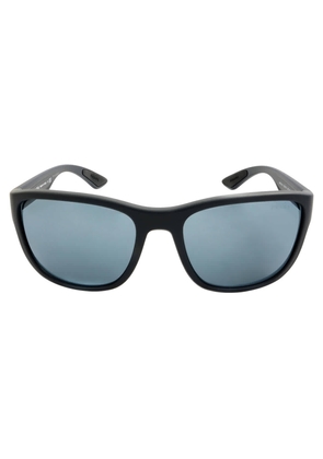 Prada Linea Rossa Grey Mirror Square Mens Sunglasses PS 01US UFK5L0 59
