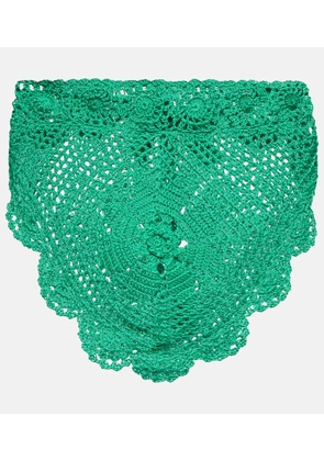 Anna Kosturova Triangular crochet top