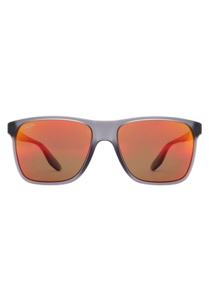 Maui Jim Pailolo Hawaii Lava Rectangular Sunglasses RM603-14 59