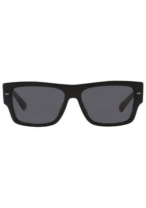 Dolce and Gabbana Dark Grey Rectangular Mens Sunglasses DG4451F 340387 55