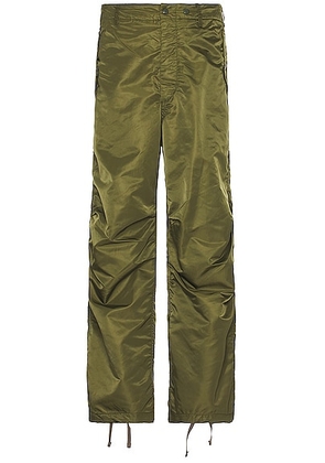Engineered Garments Over Pant in Olive - Olive. Size S (also in ).