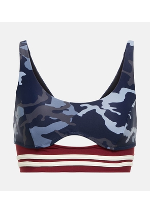 The Upside Marine Bailey printed sports bra