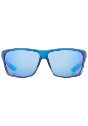 Maui Jim Alenuihaha Blue Hawaii Wrap Unisex Sunglasses B839-03S 64