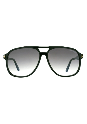 Tom Ford Raoul Smoke Gradient Navigator Mens Sunglasses FT0753 01B 62