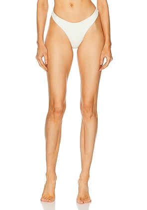 Palm Mariella Bikini Bottom in Ivory - Ivory. Size 1/S (also in ).
