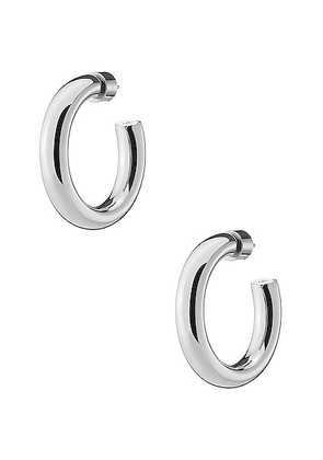 Jennifer Fisher Samira Mini Hoop Earrings in Silver - Metallic Silver. Size all.