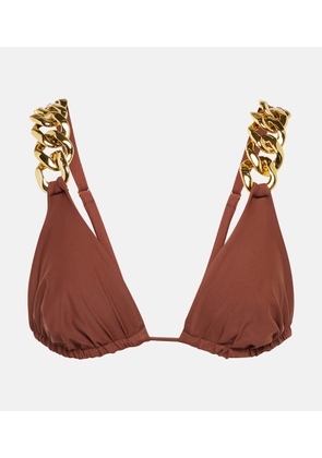 Same Chain-embellished bikini top