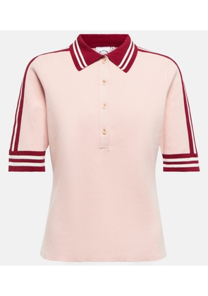 The Upside Fleur Saasha cotton-blend polo shirt