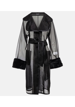 Dolce&Gabbana x Kim organza trench coat