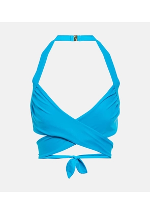 Rebecca Vallance Luana halterneck bikini top