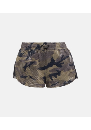 Koral Power Shiny Netz camouflage shorts