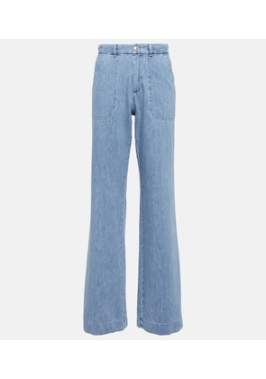 A.P.C. High-rise wide-leg jeans