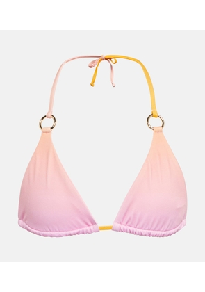 Louisa Ballou Printed bikini top