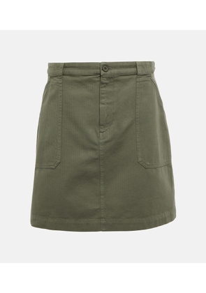 A.P.C. Lea cotton twill miniskirt