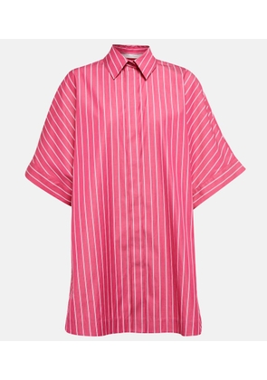 Max Mara Leisure Anemone striped cotton poplin shirt