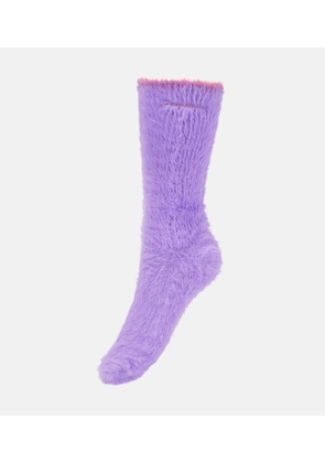 Jacquemus Les chaussettes Neve fluffy socks