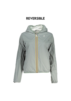 K-Way Reversible Hooded Long Sleeve Jacket - M