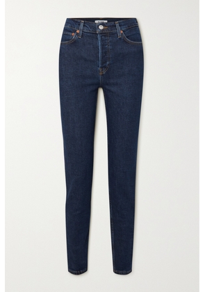 RE/DONE - High-rise Skinny Jeans - Blue - 23,24,25,26,27,28,29,30