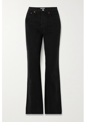 RE/DONE - 90s Loose High-rise Straight-leg Jeans - Black - 24,25,26,27,28,29,30,31
