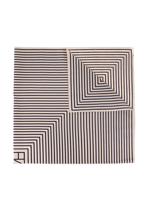 Totême Stripe-Printed Square-Shaped Scarf