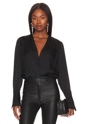 Favorite Daughter the Date Blouse in Black. Size L, S, XS.