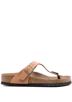 Birkenstock Gizeh buckled 35mm sandals - Brown