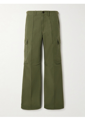RE/DONE - Military Cotton Wide-leg Pants - Green - 24,25,26,27,28,29,30